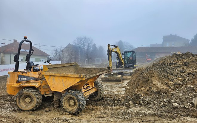 Gradilište budućeg Učeničkog doma/Foto: Nikica Puhalo/MojPortal.hr